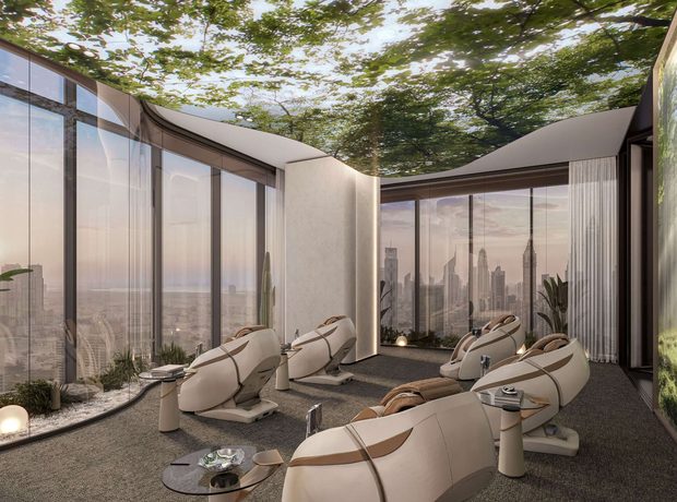 A coffee bar, concierge and prayer rooms